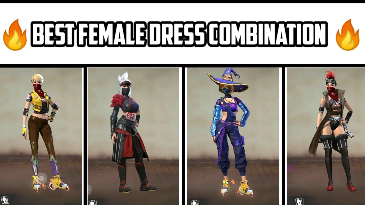 TOP 15 PRO FEMALE DRESS COMBINATION IN FREE FIRE 🔥 COPPEX GAMING