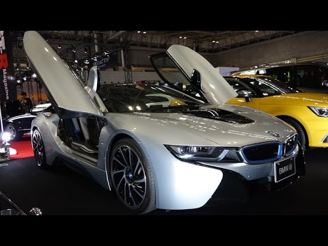 (4K)BMW i8 DLA-DZ15 2014 - Osaka Auto Messe 2015 大阪オートメッセ2015