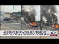 Choque mortal en la I-75 en Georgia: mueren tres personas en auto que viajaba en sentido contrario