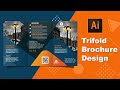 Illustrator CC Tutorial | Graphic Design |Trifold Brochure Design