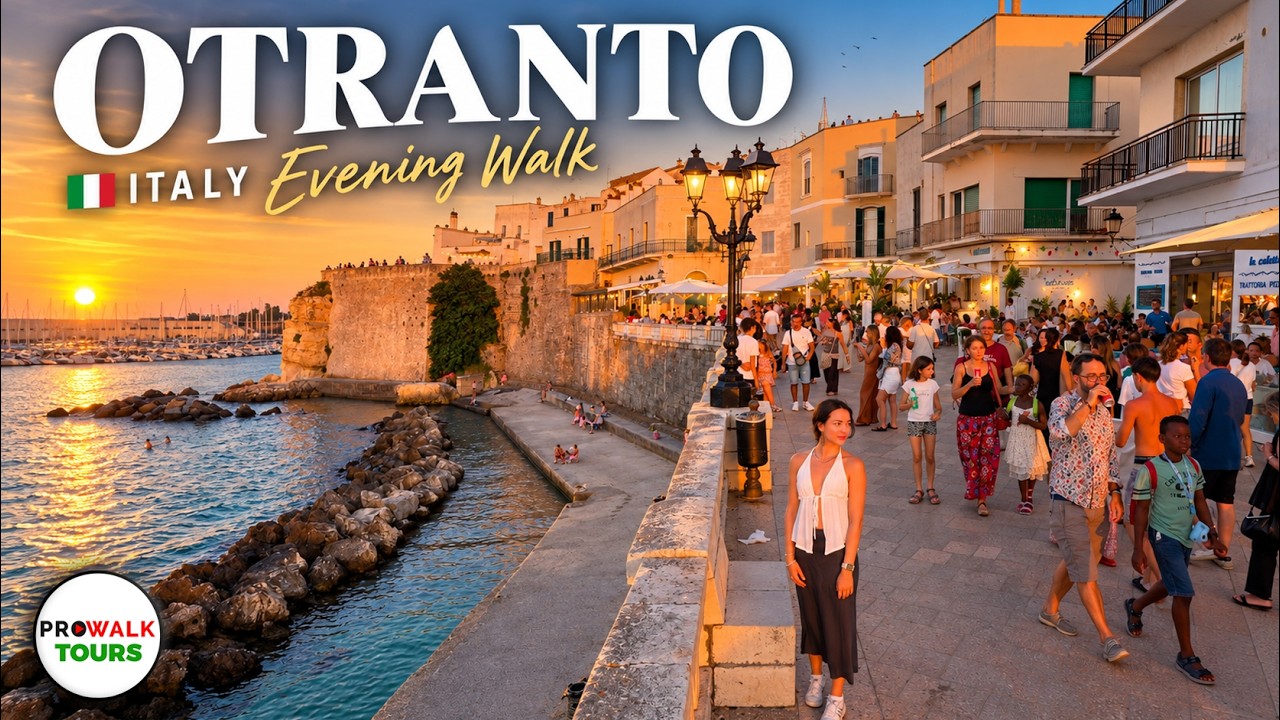 Exploring Otranto, Italy: Evening Stroll – TWO NIGHTS | 4K60fps HDR – Video