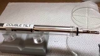 FEI Tecnai F20 S/TEM: loading the hex ring double tilt holder