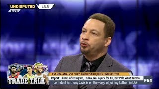 Undisputed | Chris Broussard DEBATE: Confident Anthony Davis is on verge of joining LeBron in LA?