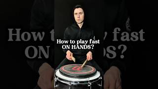 How to play fast on HANDS? #drums
