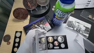 How To SAFELY Remove Coins From A 2026 Silver Proof Set & Fix Packaging Residue Problem