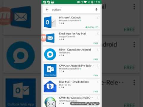 Setting email di HP pakai aplikasi Microsoft Outlook