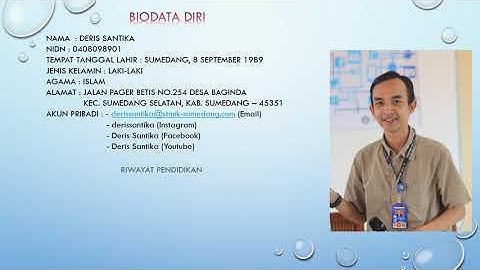 Modul Pertemuan 1 Mata Kuliah BASIS DATA Jurusan Teknik Informatika Semester 1 STMIK Sumedang 2020