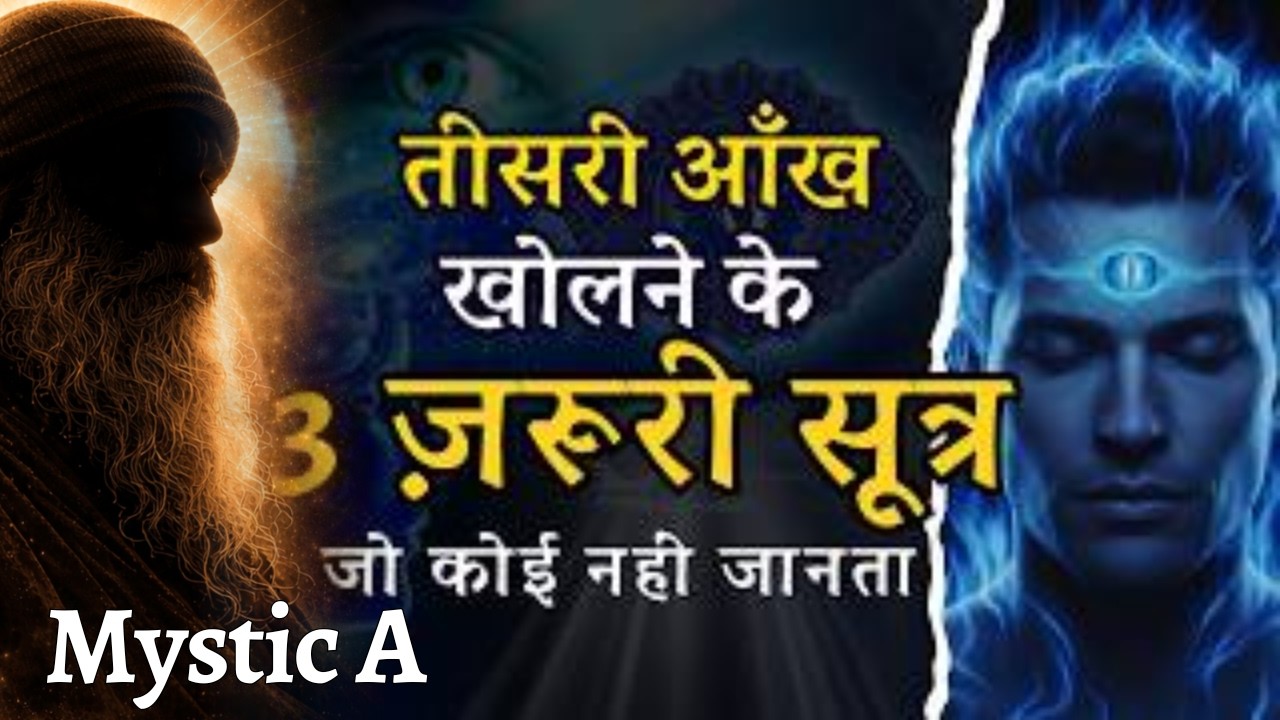 ध्यान करते हो लेकिन तीसरी आँख नहीं खुलती? ये 3 गलतियाँ मत करो! | Third Eye Awakening | Mystic A