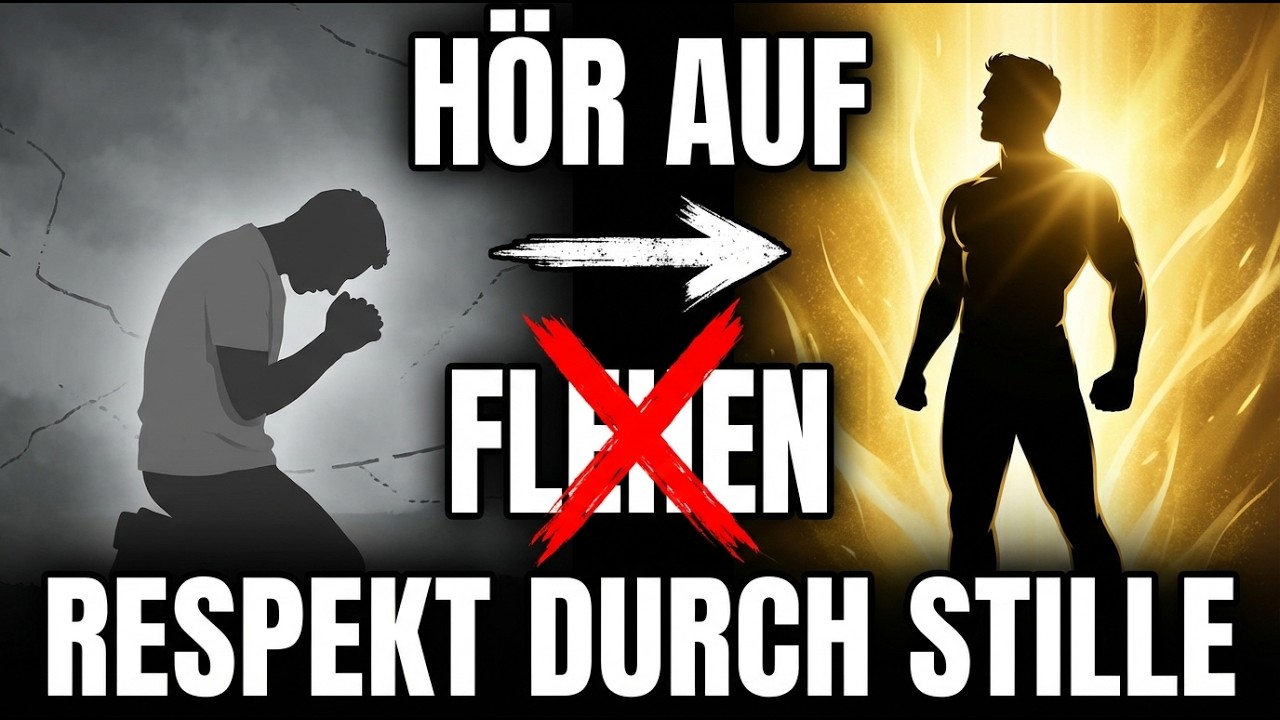 Hör auf zu flehen So gewinnst du Respekt durch Stille