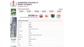 Eess - How To Access The European Events In Sport Science