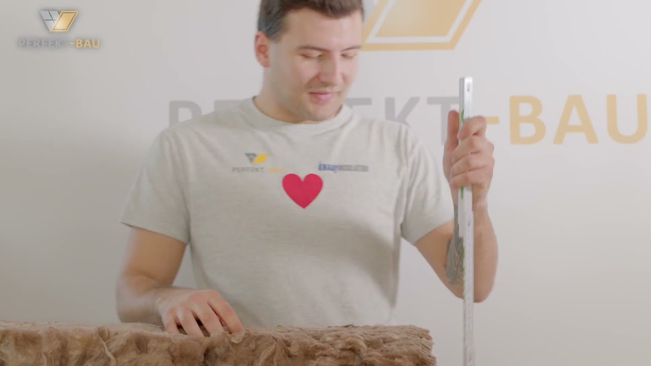 Knauf NaturRoll Plus Klemmfilz WLG 040 Dach Sparren Dämmung