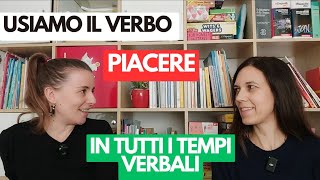 USIAMO IL VERBO "PIACERE" IN TUTTI I TEMPI VERBALI🥰|Real Italian Conversation (sub ITA)