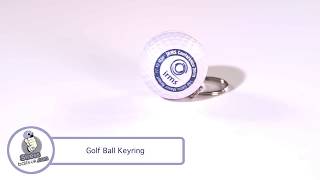 Golf Ball Keyring Stress Ball - Product Video