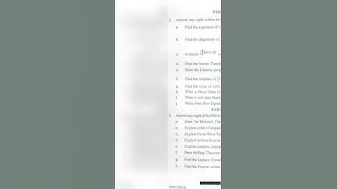 #bsc 4th Sem 2023 CORE-8 PHYSICS HONS Question#physics #shorts #youtubeshorts#trendingshorts