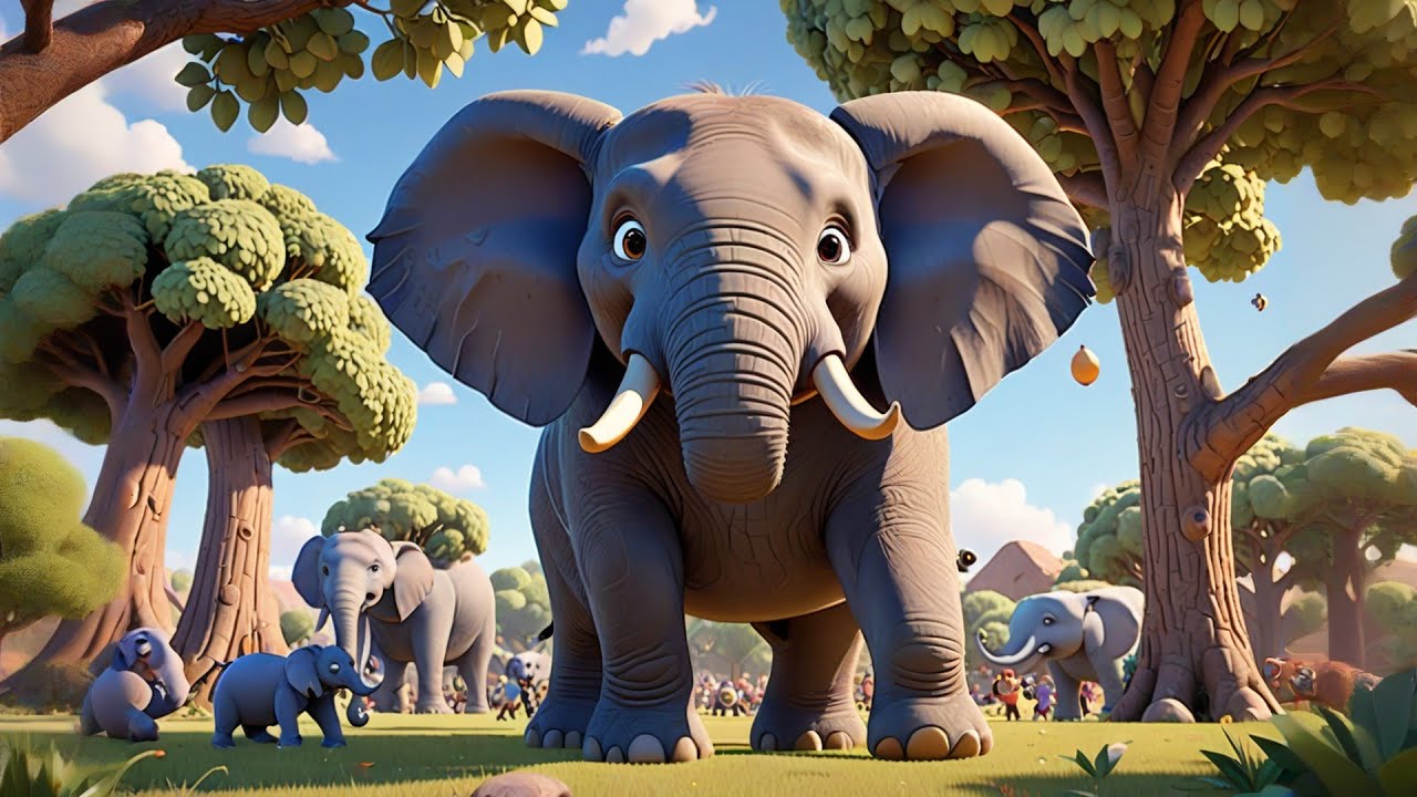 Ellie Elephant Finds a Ball | Play & Discovery Song for Kids | Nursery Rhymes and Preschool Fun