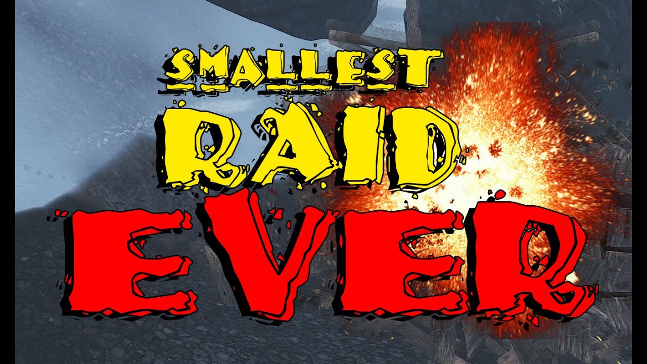 Rust Camera Raided SMALLEST RAID IN RUST HISTORY? (Raid Cam) - YouTube