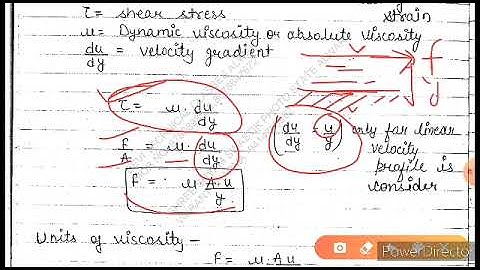 Properties of fluid I quick revision I hand notes I Fluid mechanics