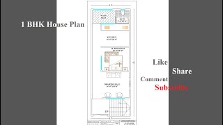 1BHK Budget House Plan  | By Orenda Design Studio( ODS ) | Auto CAD