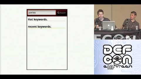 DEFCON 18: App Attack: Surviving the Mobile Application Explosion  3/3