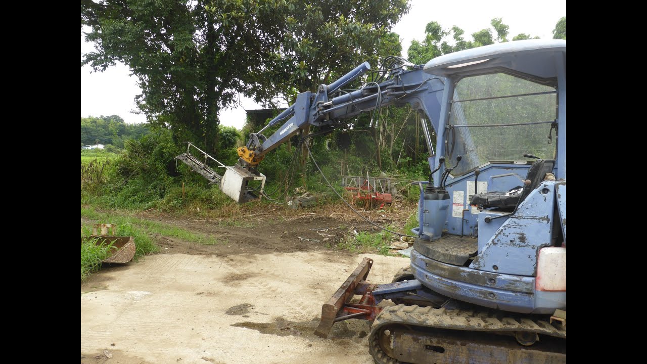 ユンボバリカン　油圧に進化　禁断の裏技で油圧を使う　配管組み換え　是か非か