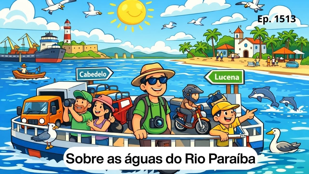 Sobre as águas do Rio Paraíba: uma travessia que encanta ( Cabedelo a Lucena) PB - Episódio # 1513