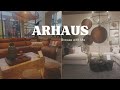 Arhaus highend furniture browsing decorating furnitureshowroom