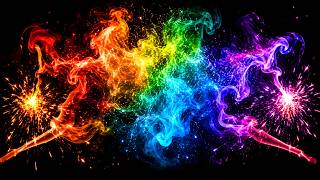 🎆 Firework Smoke Visuals ✨ 4K OLED Screensaver & Ambient Music screenshot 5
