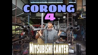 MANTAPP...!! KNALPOT CORONG 4 MITSUBISHI CANTER