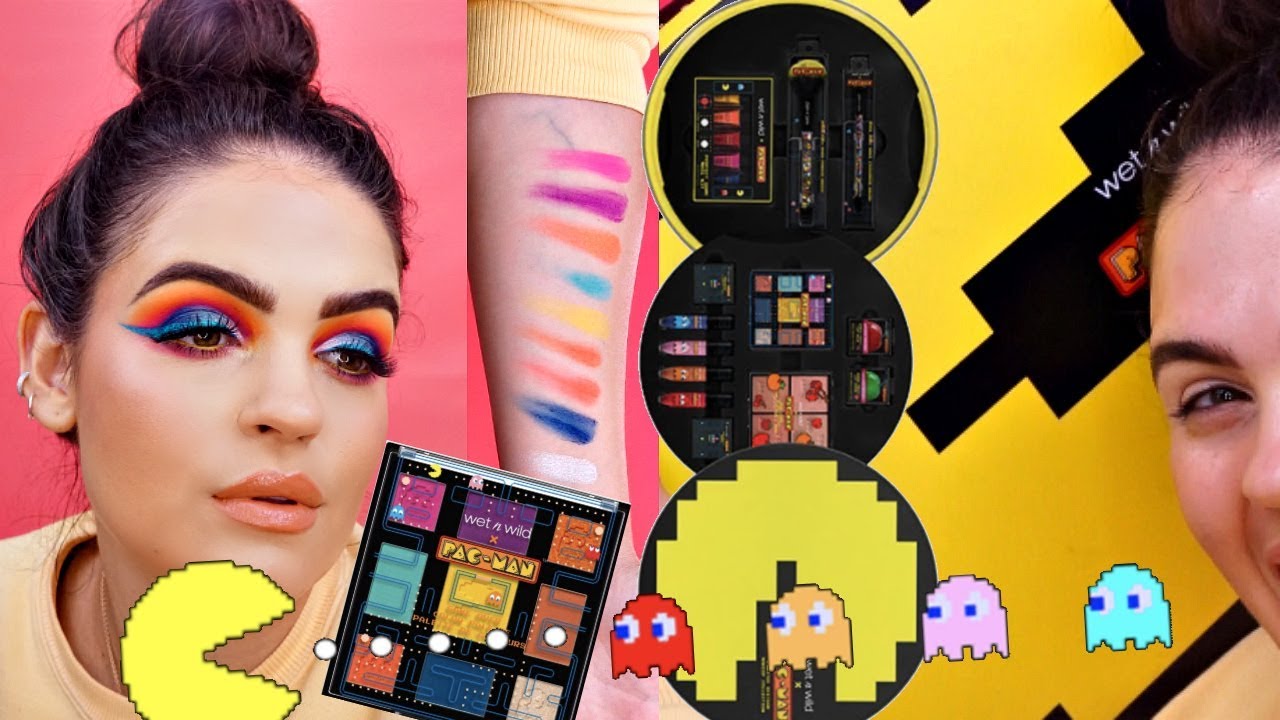 Wet n Wild x PAC-MAN Collection Review, Swatches, & Tutorial