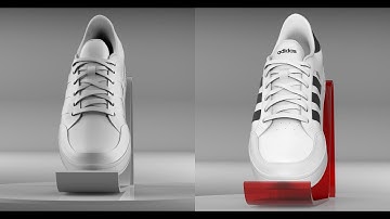 adidas shoe | 3D Modeling and Texturing | #Autodeskmaya #Substance #Keyshot
