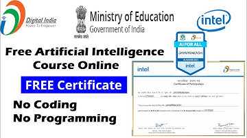 Free Artificial Intelligence Course with Certificate from Government of India | Online AI Course