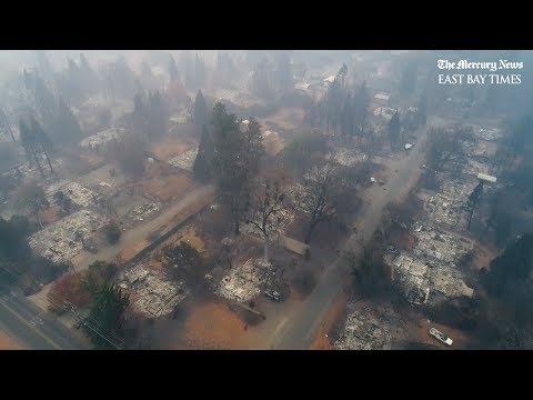 #Campfire: Aerial tour of Paradise, California destruction