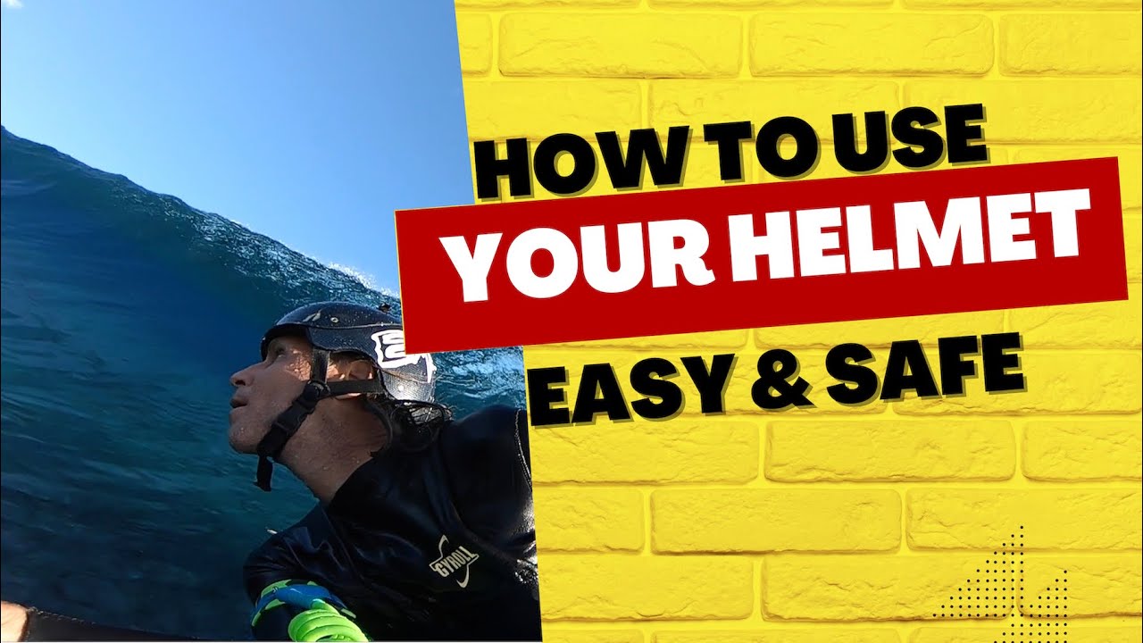 Bodyboard | How to install & use Gopro helmet mount | Tutorial
