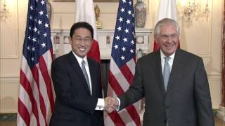 Secretary Tillerson Meets With Japan Foreign Minister Kishida