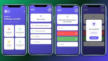 Quiz App with Timer in Flutter