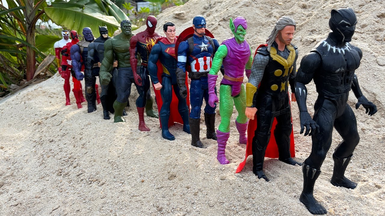 AVENGERS SUPERHERO STORY, SPIDERMAN, HULK, IRONMAN, CAPTAIN AMERICA, DEADPOOL, BATMAN, VENOM