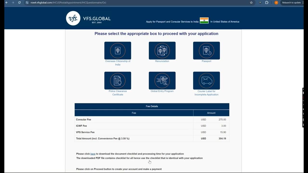 How to apply for OCI card Mar 2024 Part 2 from USA Processing Time