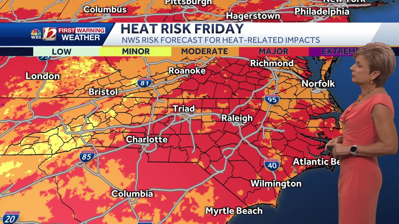 Intense heat builds into the weekend - YouTube