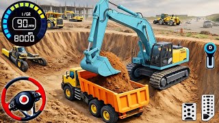 🚧 Mega City Road Construction 3D 👷 | Heavy Excavator & Truck Simulator – Android Gameplay screenshot 1