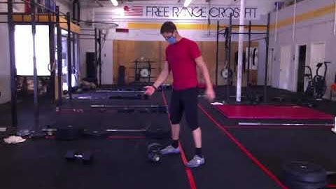 Dumbbell or Kettlebell Snatch + Overhead Squat