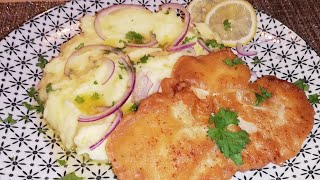 French cutlets with mashed potatoes