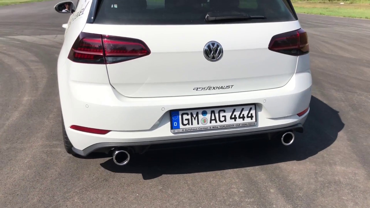 Klappenauspuff Golf 7 GTI Performance V3 Plus by asg-sound