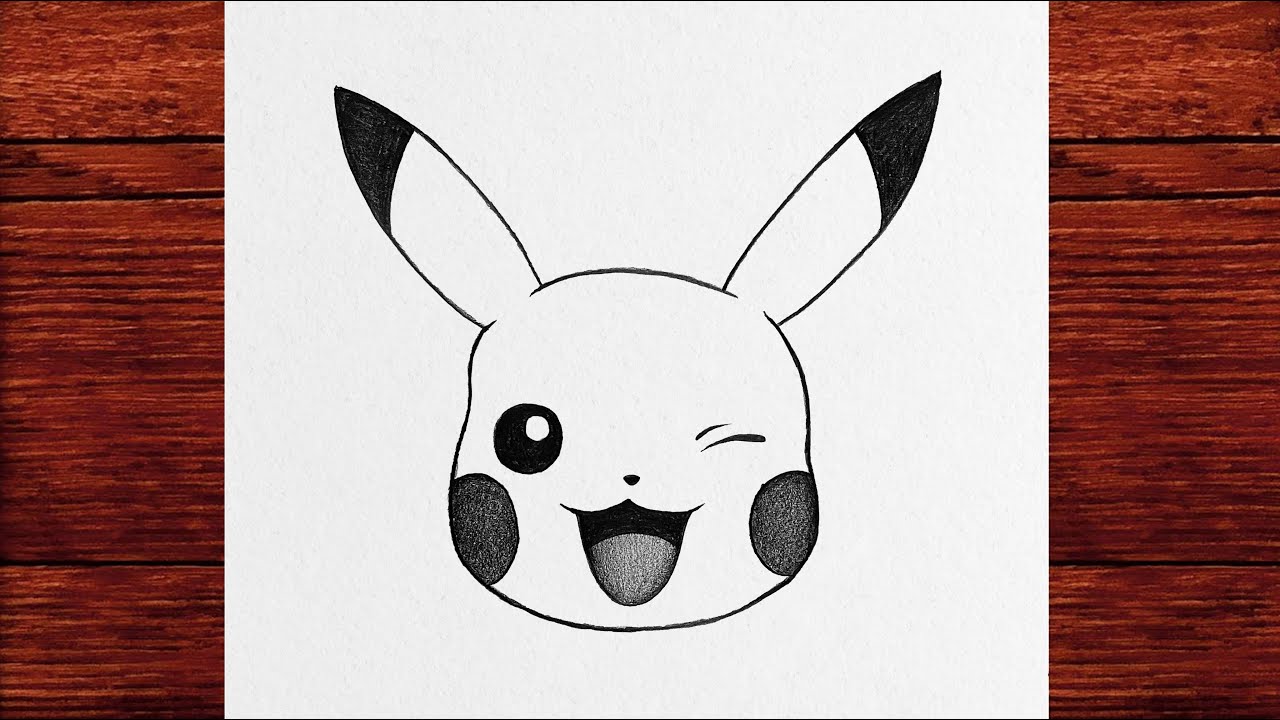 Kolay Pikachu Nasıl Çizilir - Yeni Başlayanlar İçin Adım Adım Öğretici Çizimler - Çok Kolay Çizimler