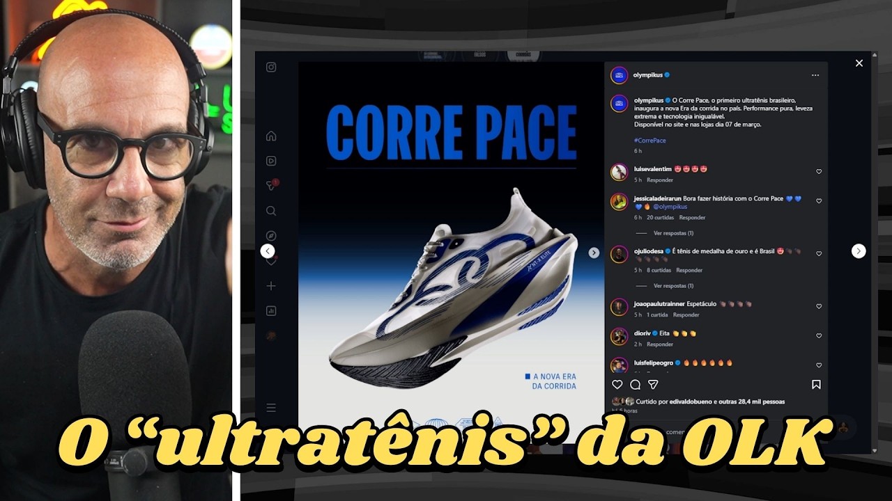CORRE PACE, o "ULTRATÊNIS" da OLYMPIKUS
