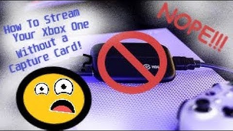 How to Stream Your Xbox One Without Using a Capture Card! (EASY)