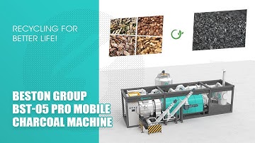 How BST-05 Pro Mobile Charcoal Making Machine Works?