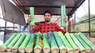 Bamboo Chicken Forest Style Survival Cooking at IDL Lake Hyderabad | Jungle Chicken | #BambooChicken