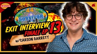Carson Garrett Exit Interview - Survivor 44 Finale - Rob Has a Podcast