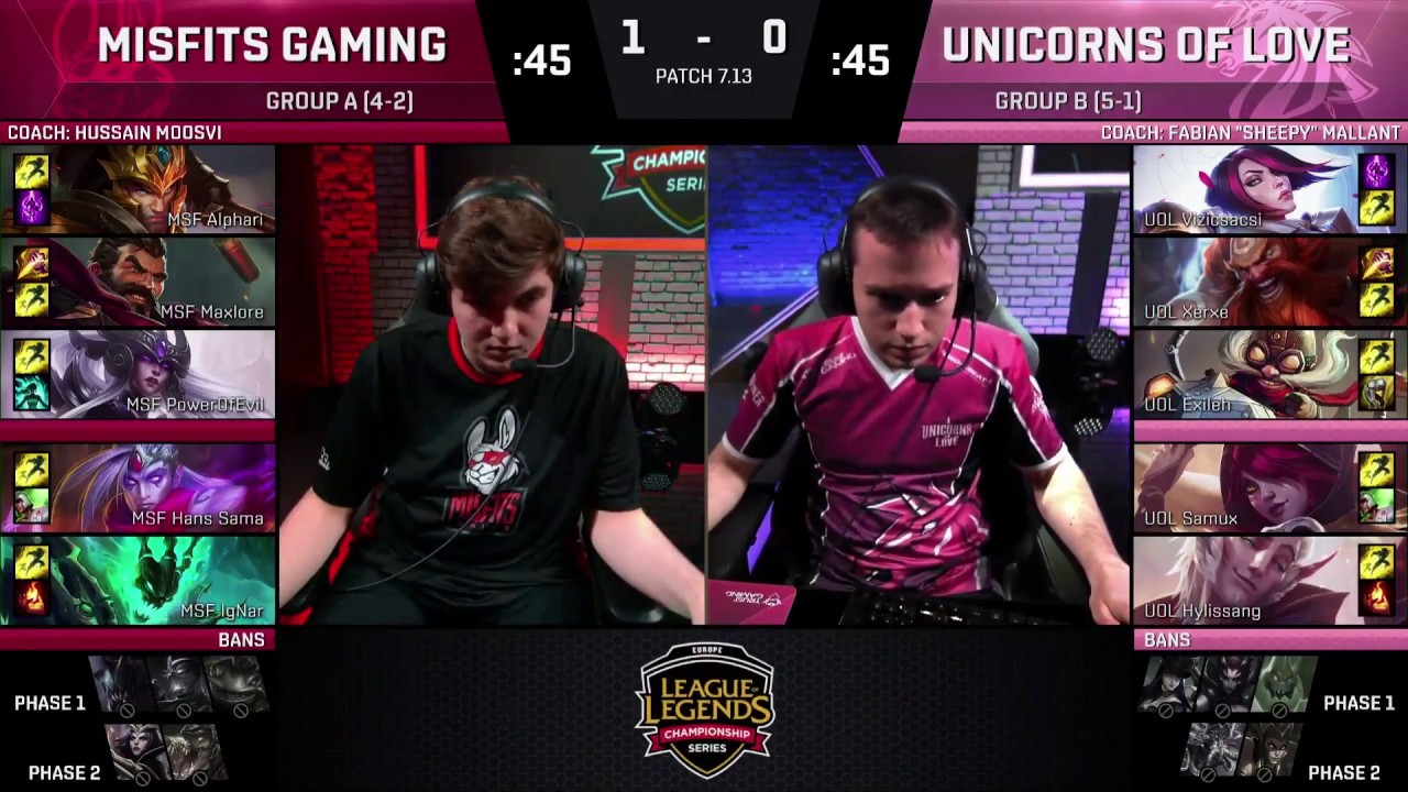 MSF vs UOL (LCS EU 2017s Неделя 6) игра 2