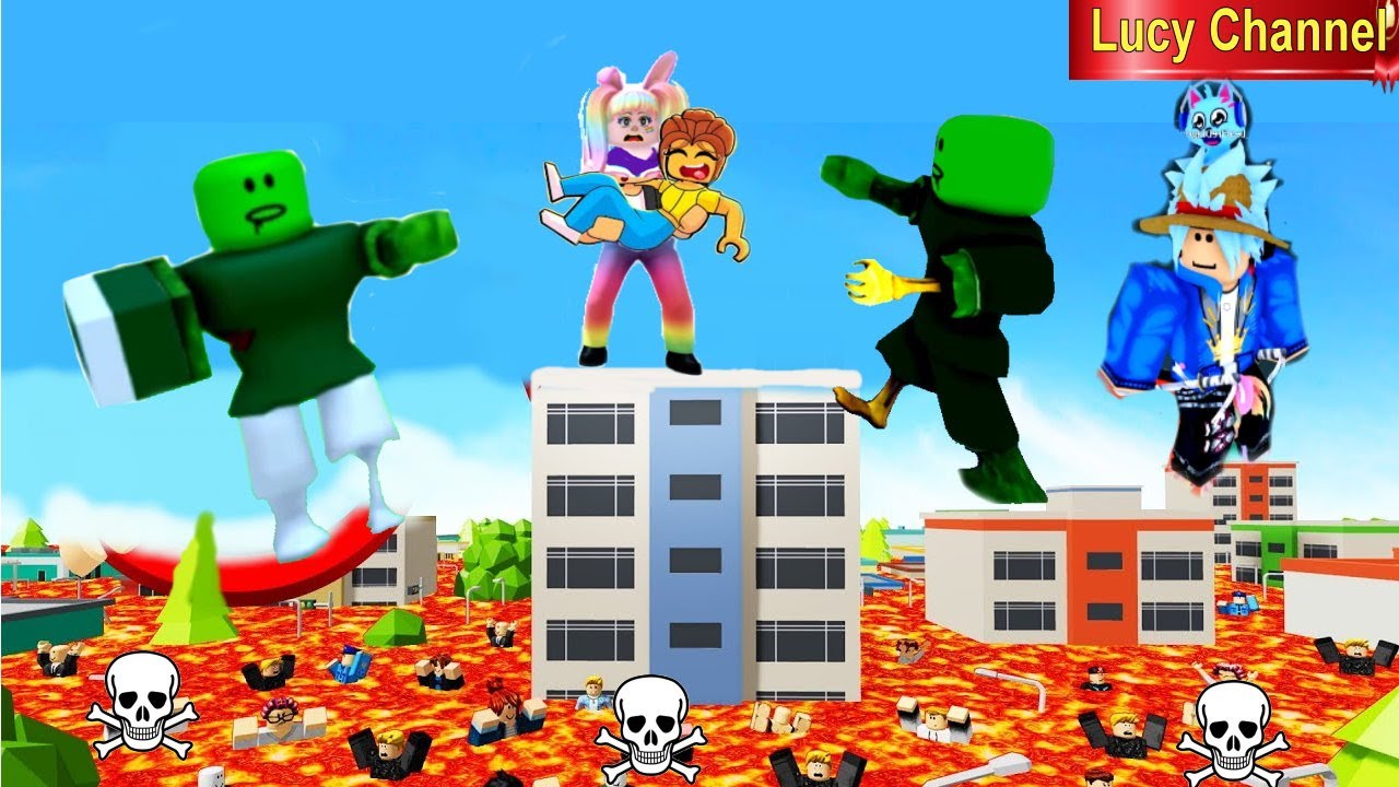 THỬ THÁCH SINH TỒN BẤT ỔN 100% walkthrough | THE FLOOR IN LAVA ROBLOX